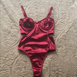 Red Corset with removable straps